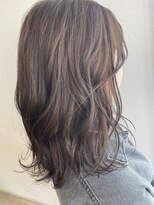 アウリィ(Aulii)&nbsp;グレージュカラー×コテ巻き