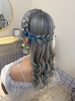 ヘアメイクアンドセットサロン リッコ(Hair make&set salon Ricco)&nbsp;くるみちゃんヘア　フルール可愛い推し活ヘアアレンジ