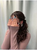 サイドポニーテール