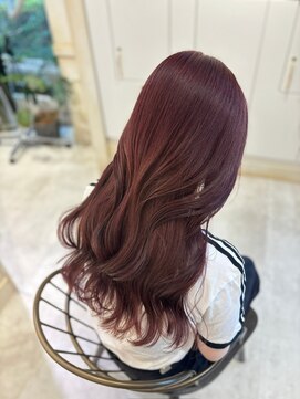 アソビ 表参道(ASOBI) ラベンダーピンク/小顔/ワンレン/髪質改善/前髪