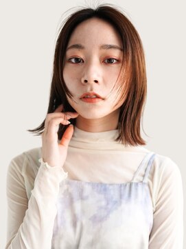 コト 銀座(Coto) ミディアムヘア/斜めバング/グレージュカラー/銀座