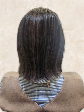 ヘアーサロン ティアレ(hair salon Tiare) 小顔外はね_ナチュラル大人かわいい20代30代40代アッシュカラー