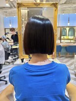 ロンドアベニール 北千住(Lond avenir)&nbsp;ブリーチなしチェリーブラウン髪質改善縮毛矯正酸性ストレート