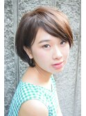 ワンサイドショート/ボブ/ブランジュ/ダブルバンク 表参道/青山