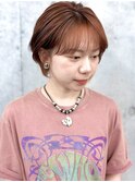 池袋ショートくびれショート暖色カラー大人可愛いショート