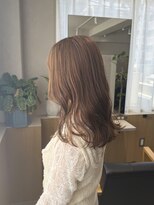 ニカ ボーテ(Nika beaute)&nbsp;顔周りカット小顔似合わせカット アッシュブラウン