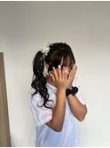 佐賀/結婚式/お呼ばれ/ヘアアレンジ/運動会/ツインテール/