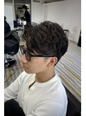 大人かきあげヘアスタイル