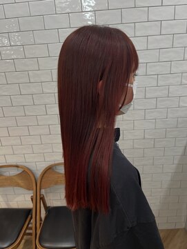 ループウエスト(LOOP WEST) オレンジレッドカラー1018