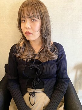 ボル(vol.) ベージュセミロング◯