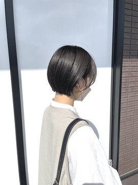 ノートエートル 西金沢(Nought etre) 10代/20代/ミニボブ/ショートスタイル/ツヤ髪スタイル/ボブ