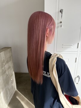 ノートエートル 西金沢(Nought etre) ピンクベージュ/ハイトーンカラー/ケアカラー/ブリーチカラー