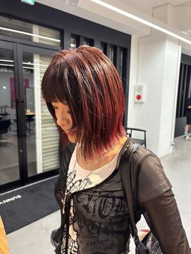 サニーズ(SUNNY'S by CONKS) レイヤーを入れて少しモードっぽく!ボブレイヤー!!