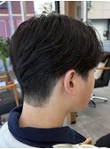 MEN’S/リバースセンターパート/ニュアンスパーマ/千葉駅