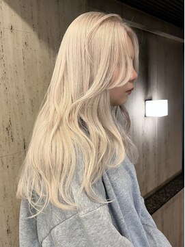プネル 渋谷(PUNEL) 渋谷/ホワイトブロンド/外国人風ミディアムレイヤー