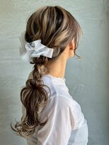 リグ ヘアアンドデザイン(LiG hair&design)&nbsp;大人可愛い編みおろし