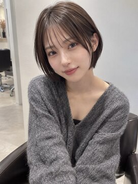 テーラヘアー 我孫子店(TELA HAIR) 【抜け感◎】シースルーショートボブ