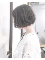 ヘアーアンドアトリエ マール(Hair&Atelier Marl) 【Marlお客様スタイル】アッシュブラックのショートボブ