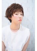 【morio池袋】大人かわいいセミウェット小顔ショート