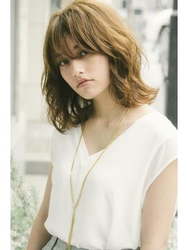 ミンクス ギンザ セントラル(MINX ginza central) 【MINX河野】透明感たっぷり大人カワイイ♪柔らかなミディアム