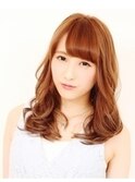 NOプリン!綺麗な艶髪と目力にキュン★巻き髪