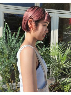 チカシツ(Chikashitsu) pink orange minibob