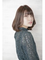 20代30代40代50代/前髪/マチルダボブ/インナーグレージュ/銀座
