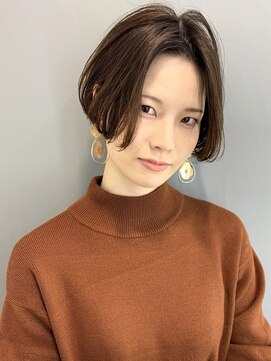 ラウンジ モリオ イケブクロ(Lounge MORIO Ikebukuro) 【morio池袋】大人可愛い前下がり透け感ショート♪