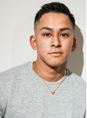 フェードカットかき上げヘア男気サマーショート