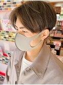 《RIP SOUL》オリーブグレージュ 前下がりセンターパート
