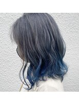 エルフ(elf)&nbsp;シルバーベージュ×ブルーカラー