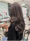 髪質改善 パールグレージュ