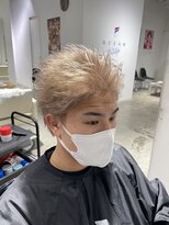 オーシャントーキョー 渋谷(OCEAN TOKYO)&nbsp;ハイトーンホワイトベージュ　ブリーチカラー　カラー