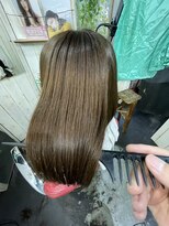 ジュジュ jou jou ショートのナチュラルカール髪質改善縮毛矯正