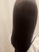 イイネ(iine) 髪質改善酸性トリートメントストレートサラツヤ髪ロングヘア