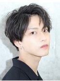 かきあげショート【耳掛けルーズスパイラル】