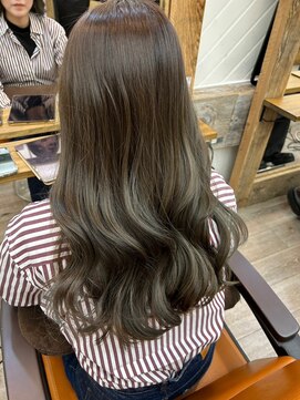 ナンバー リコ 名駅 ジャム 名古屋(N° rico JAM) オリーブベージュ　超音波アイロン　TOKIOトリートメント