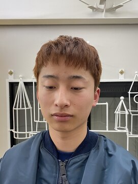 ビーバイエイトジェンツ(Bee by EIGHT GENTS) カルマパーマ/ベリーショート/ダークアッシュ/ニュアンスパーマ