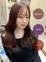 リリー 勝田台店(Lilly)&nbsp;〈Lilly勝田台 佐藤愛〉ブリーチなしボルドーブラウン