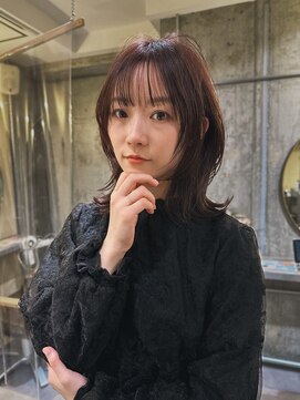 キールーム 伊丹西台店(Kir'oom) ［instagram:@hir0kika9awa］大人気スタイル　暗髪ウルフ