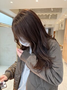 ガリカ 大名(Gallica) 【森千晶】透明感ココアブラウン/ゆるふわ小顔顔周りレイヤー