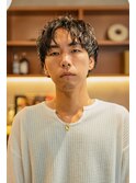 メンズセンターパートウルフ