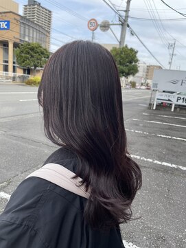 フォルテ 草薙店 ピンクラベンダー　韓国ヘア　西村ひより