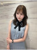 【大阪梅田】オリーブベージュ×韓国風くびれ巻き
