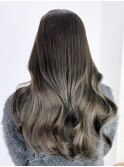 ロング韓国ヘアくびれヘア美髪顔周りレイヤー_ba544151