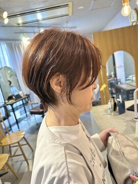 ナンバー 六本松(Number) 大人可愛い20代30代40代丸みショートボブ/ハンサムショート