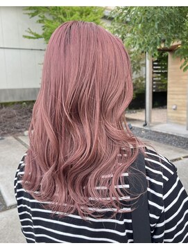 ルームスヘアー(Rooms Hair) ピンクカラー