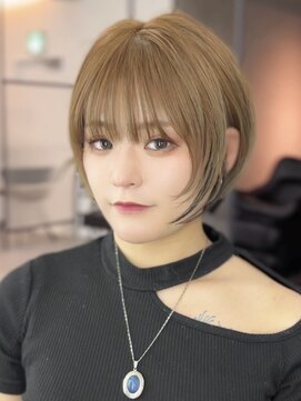 ビューエヒメ(VIEW EHIME) 小顔可愛いレイヤーカット×アッシュカラー20代30代40代