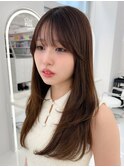 韓国風レイヤーカット髪質改善ダブルカラーハッシュカット轟れな