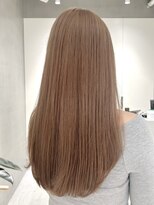 テクネ 天神大名(techne) 天神大名ケアブリーチダブルカラーピンクミルクティーベージュ